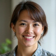 Portrait of Dr. Elara Vance, a woman with a warm, intelligent smile.