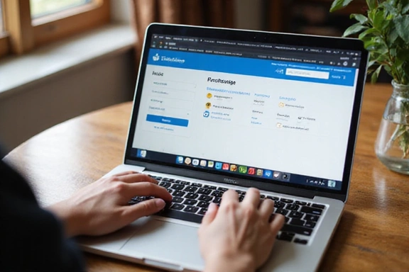 Person tracking order on a laptop