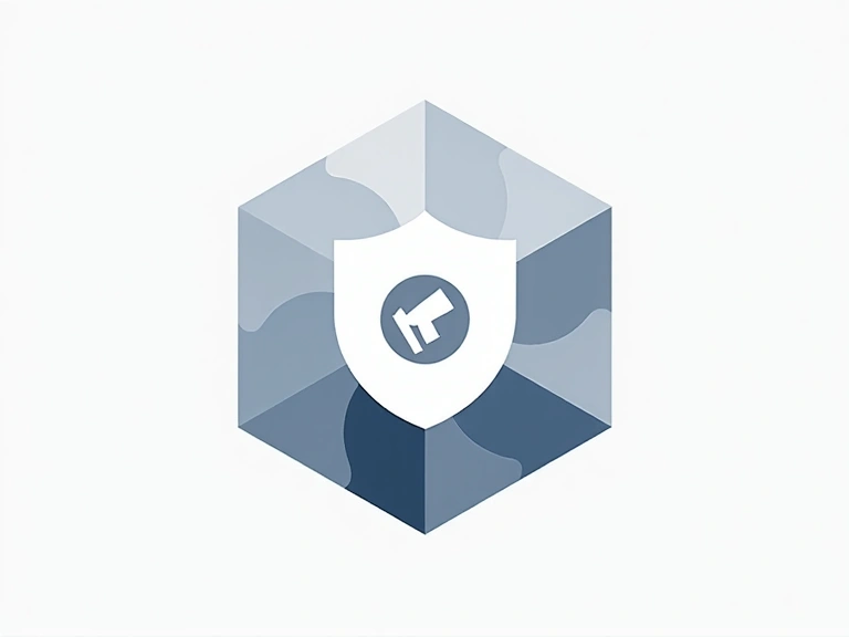 Abstract representation of legal protection and limitation of liability